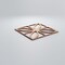 Ekena Millwork Small Swansea Decorative Fretwork Wood Wall Panels, Alder, 11 3/8"W x 11 3/8"H x 3/8"T WALW12X12X0375SWNAL - alternate 4